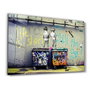 Wallity Pintura Decorativa de Vidrio Templado Multicolor 46 x 72 cm